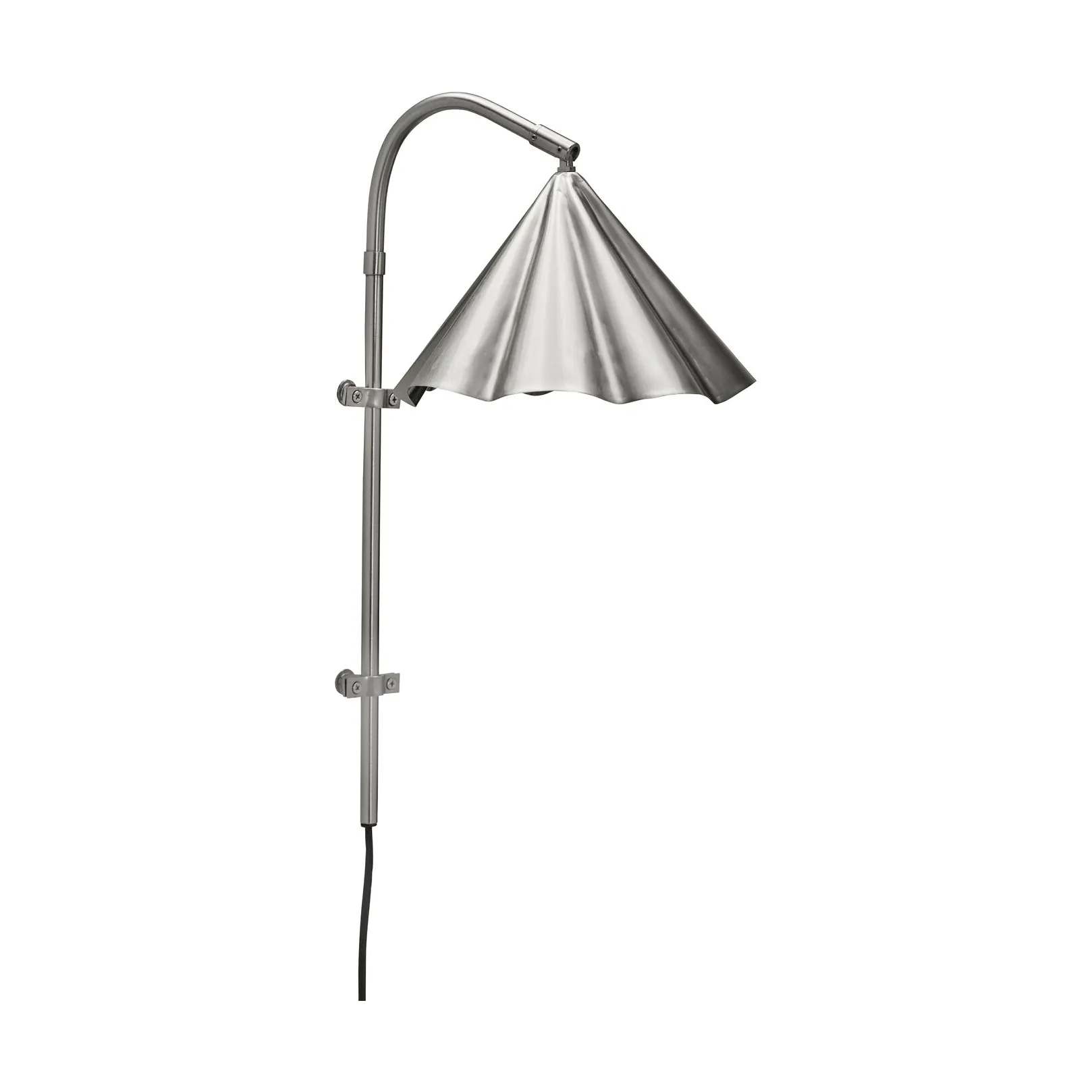 Candeeiro de parede Flola 51 cm, Prateado escovado House Doctor