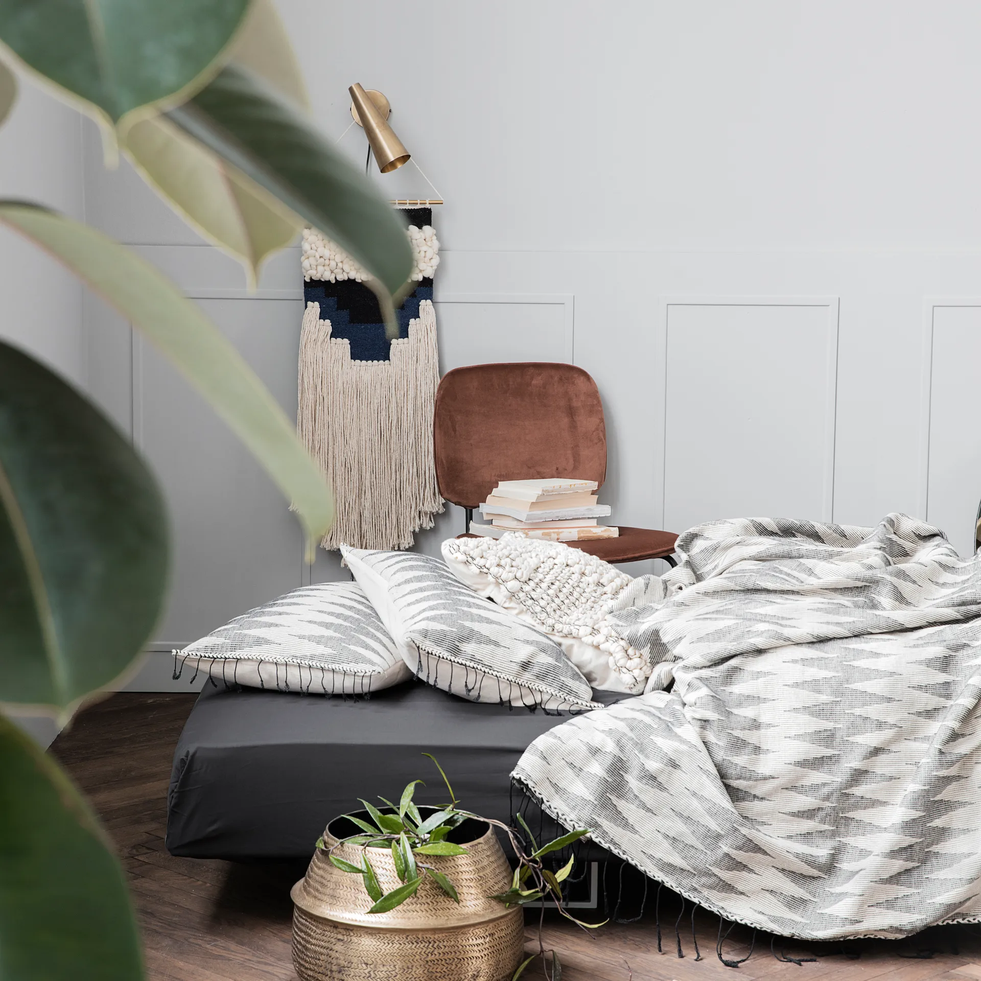 Candeeiro de parede latão Precise, 21 cm House Doctor