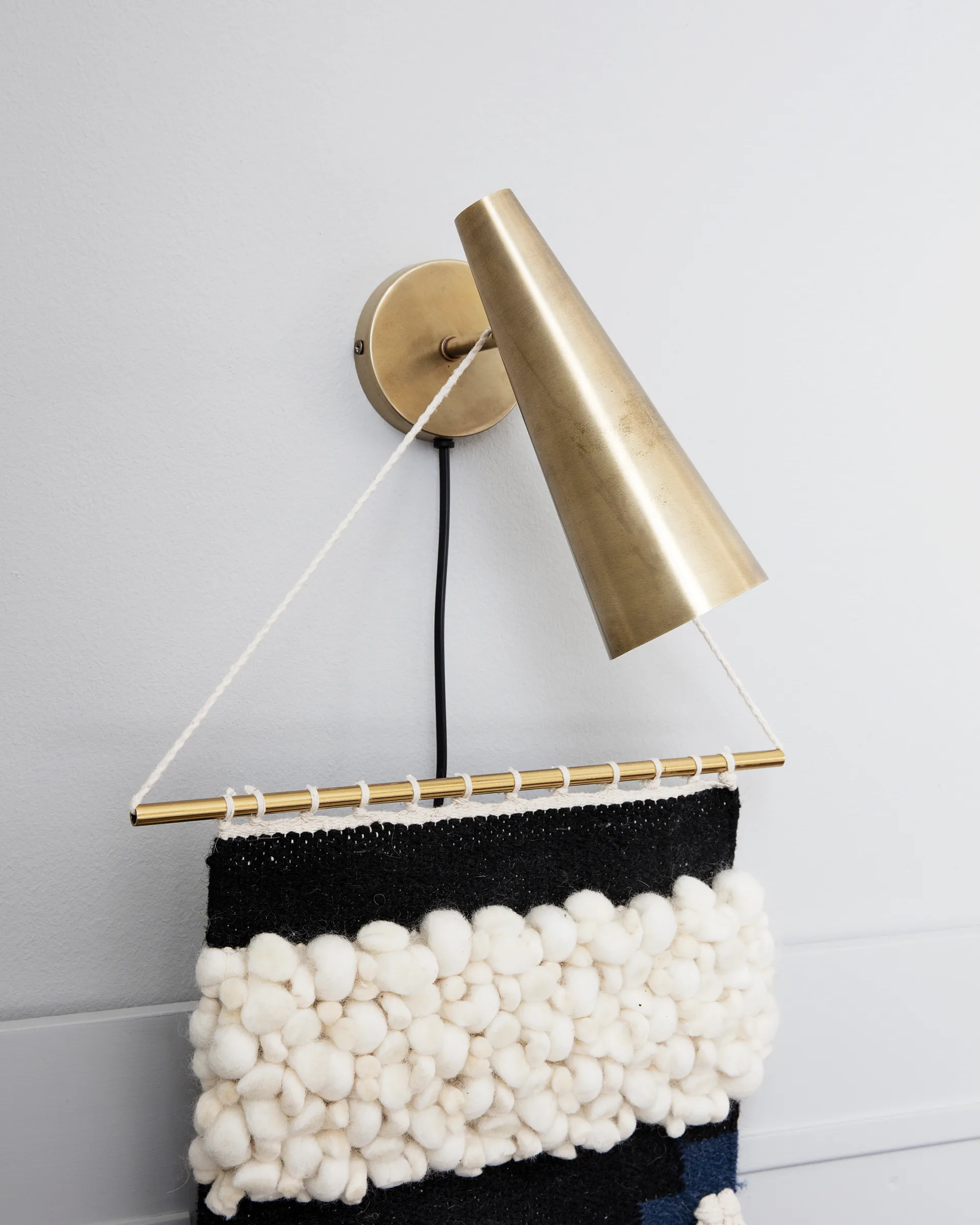 Candeeiro de parede latão Precise, 21 cm House Doctor