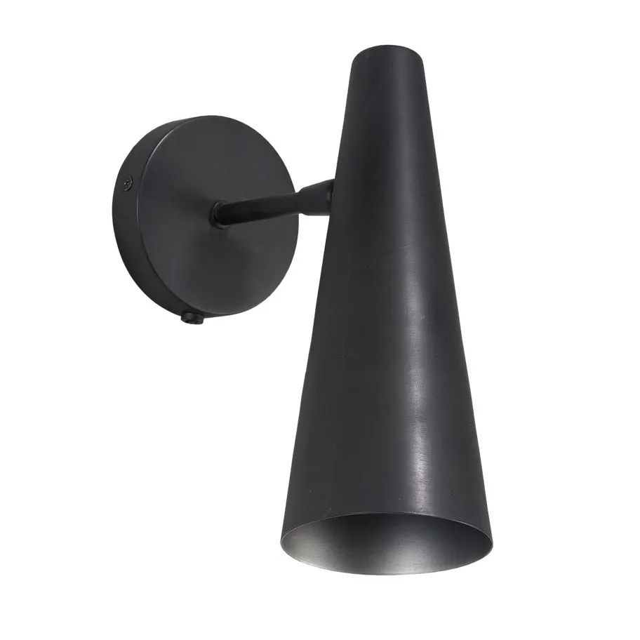 Candeeiro de parede Precise, preto mate, 21 cm House Doctor
