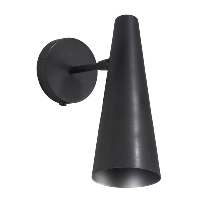 Candeeiro de parede preto mate Precise - 21 cm - House Doctor