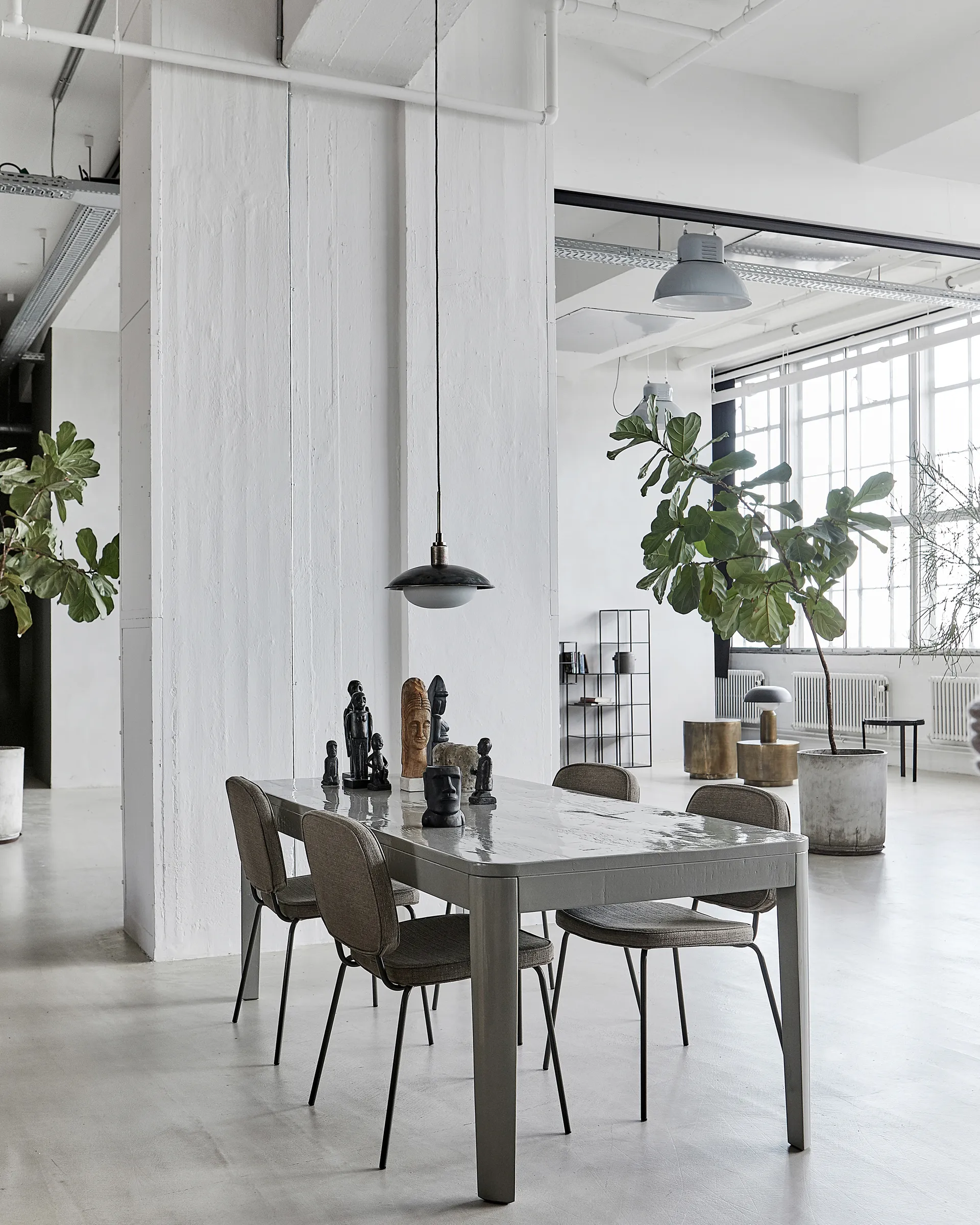 Candeeiro de teto Boston Ø32 cm, Antique brown House Doctor