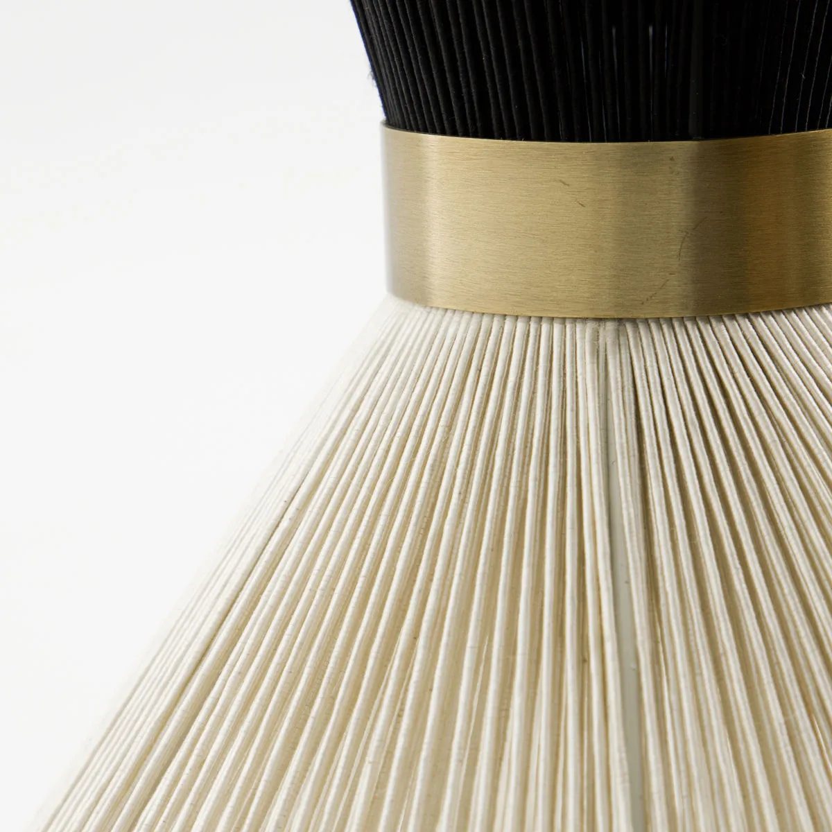 Candeeiro suspenso Cord Ø25 cm, Preto House Doctor