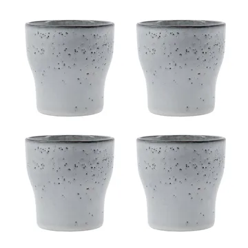 Caneca thermos Liss 9 cm, 4 un. - Light grey - House Doctor