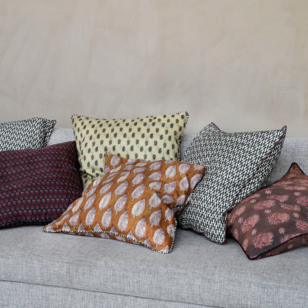 Capas de edredão House Doctor com padrão, Lotus House Doctor