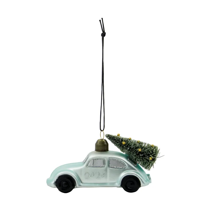 Car enfeite de Natal - Azul-claro, 2026 - House Doctor