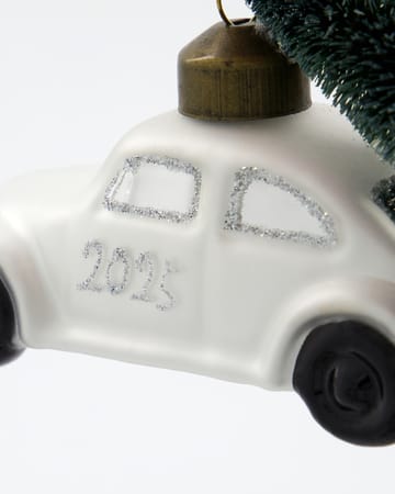 Car enfeite de Natal  - Branco-prateado - House Doctor
