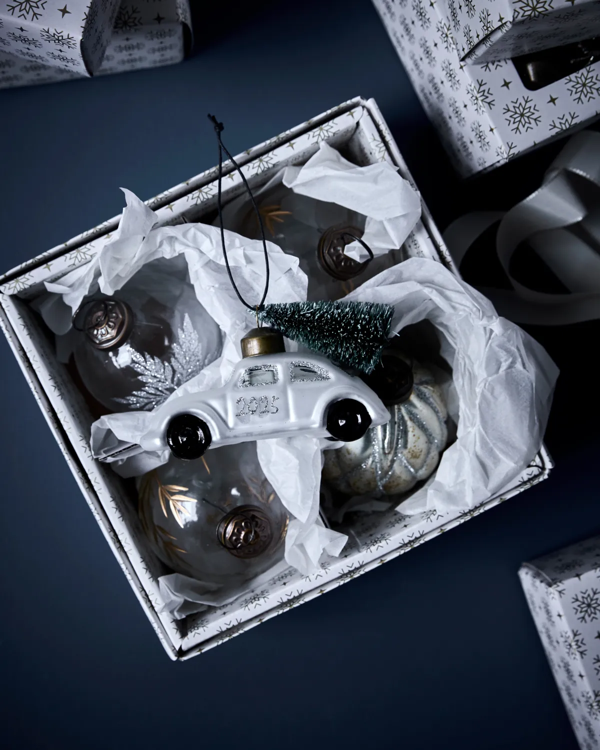 Car enfeite de Natal , Branco-prateado House Doctor