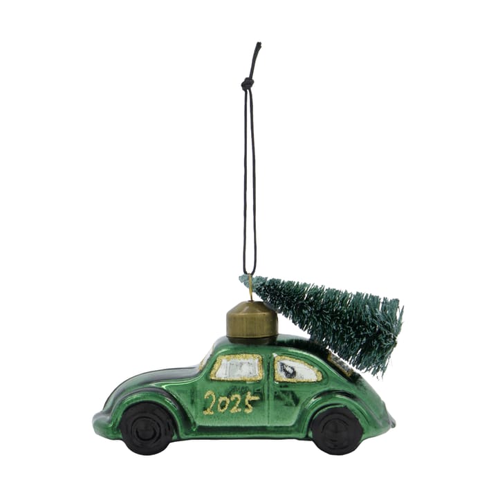 Car enfeite de Natal  - Verde-ouro - House Doctor