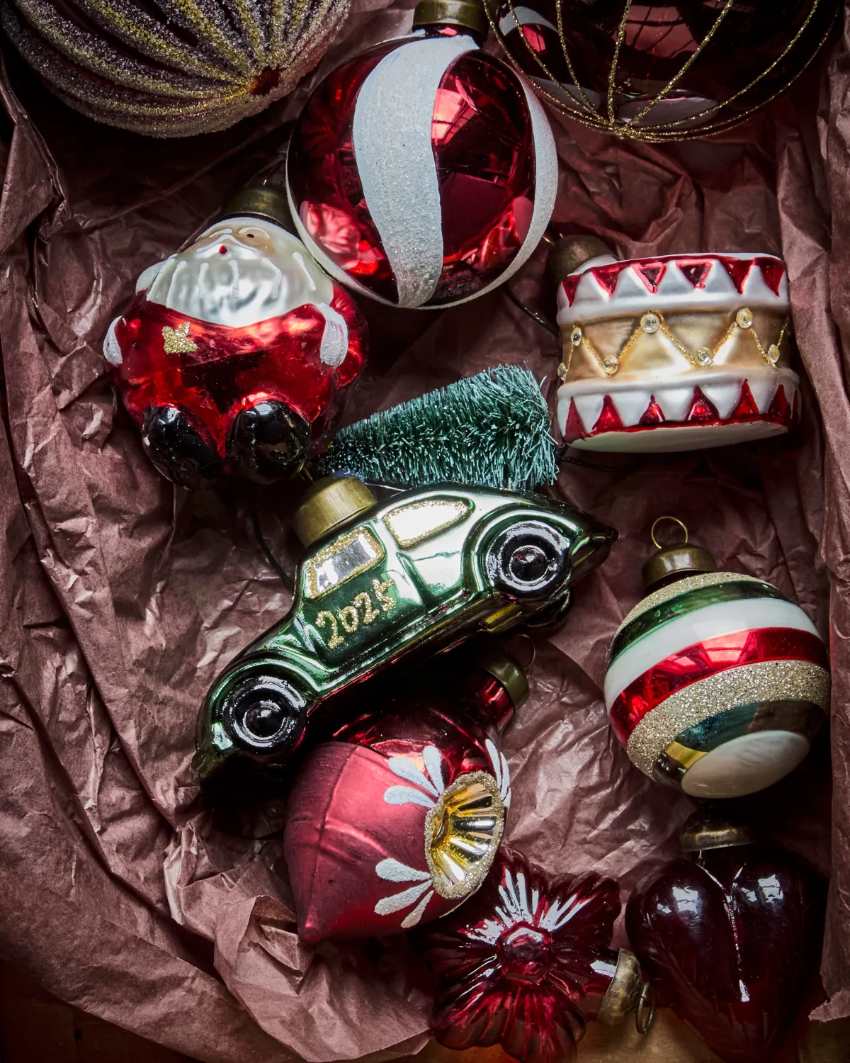 Car enfeite de Natal , Verde-ouro House Doctor