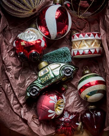 Car enfeite de Natal  - Verde-ouro - House Doctor