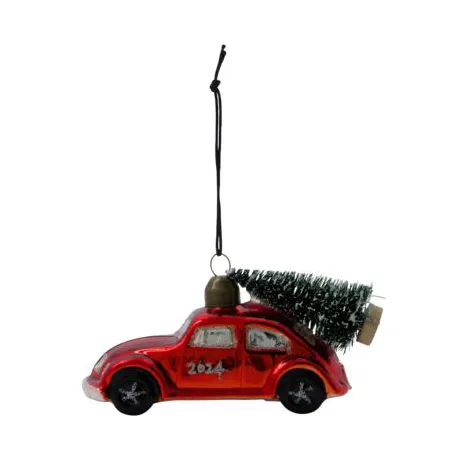 Car enfeite de Natal, Vermelho House Doctor