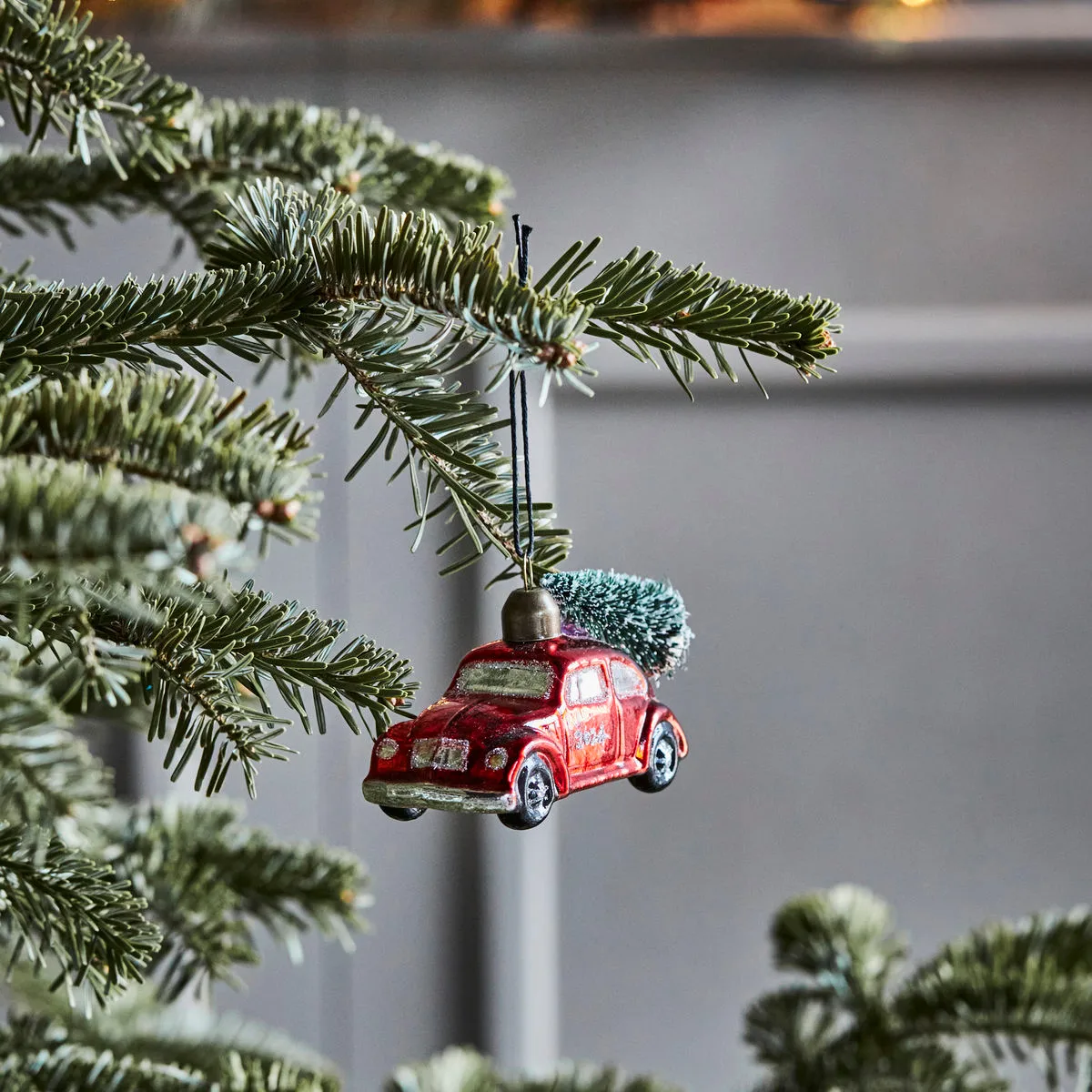 Car enfeite de Natal, Vermelho House Doctor
