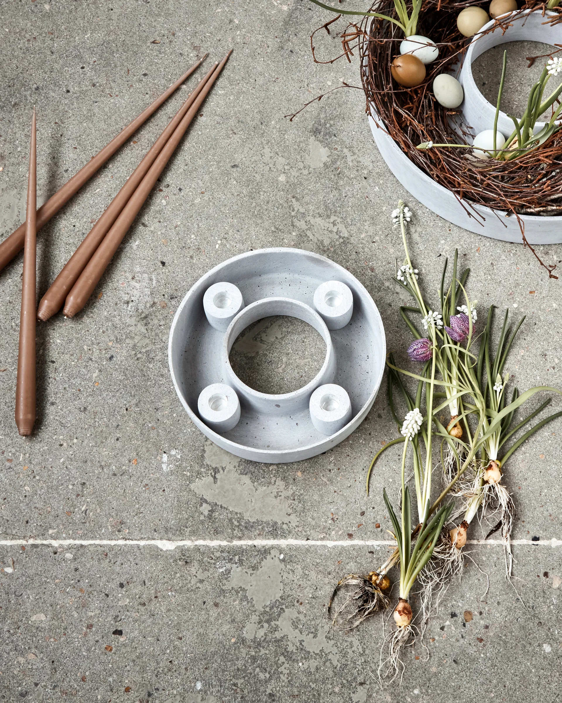 Castiçal do Advento The Ring Ø26 cm, Grey House Doctor