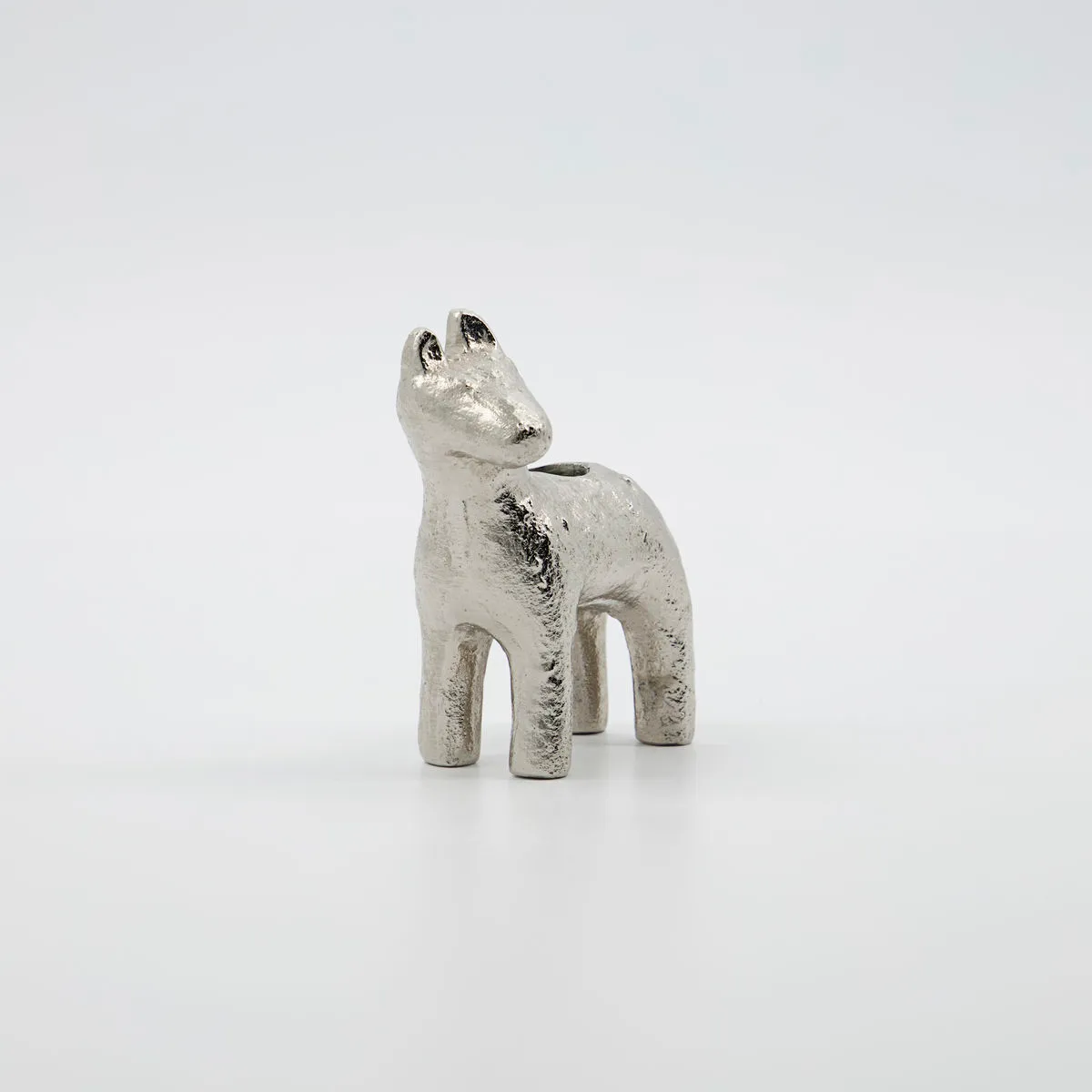 Castiçal Horse 7,5 cm , Prateado antigo  House Doctor