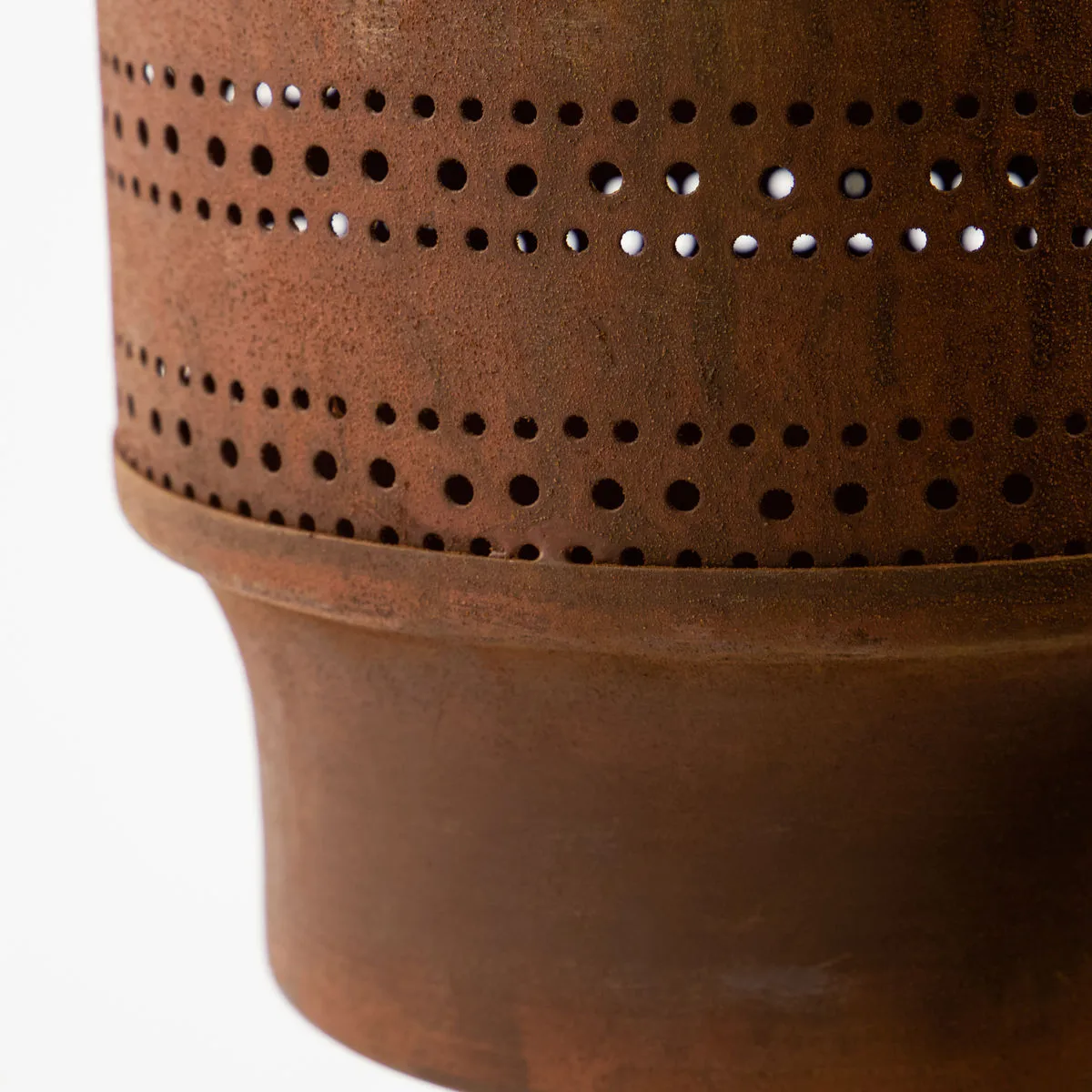 Castiçal Kutu Ø15 cm, Vermelho queimado House Doctor