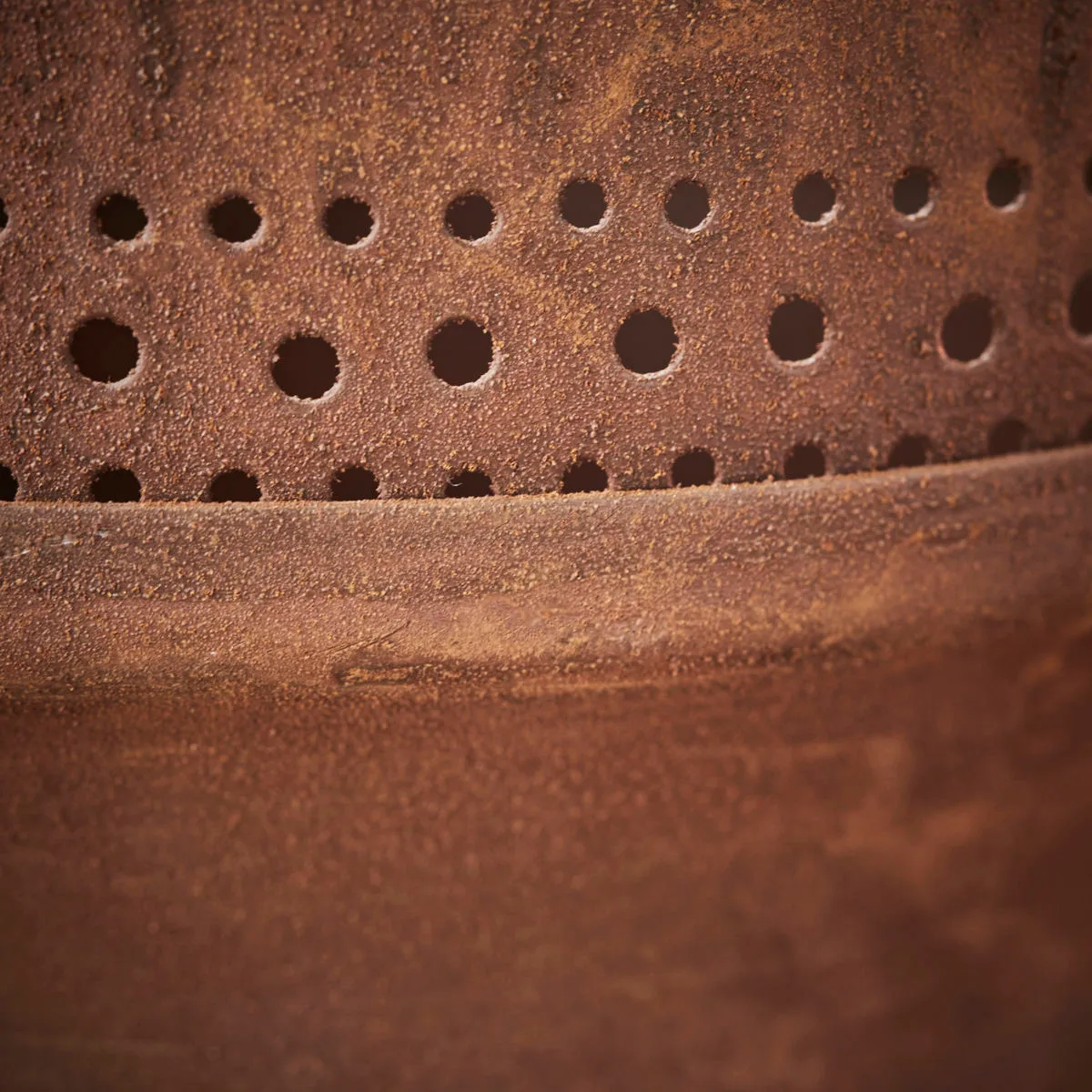 Castiçal Kutu Ø15 cm, Vermelho queimado House Doctor