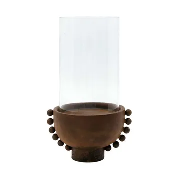 Castiçal Manet 22,5 cm - Vermelho queimado - House Doctor