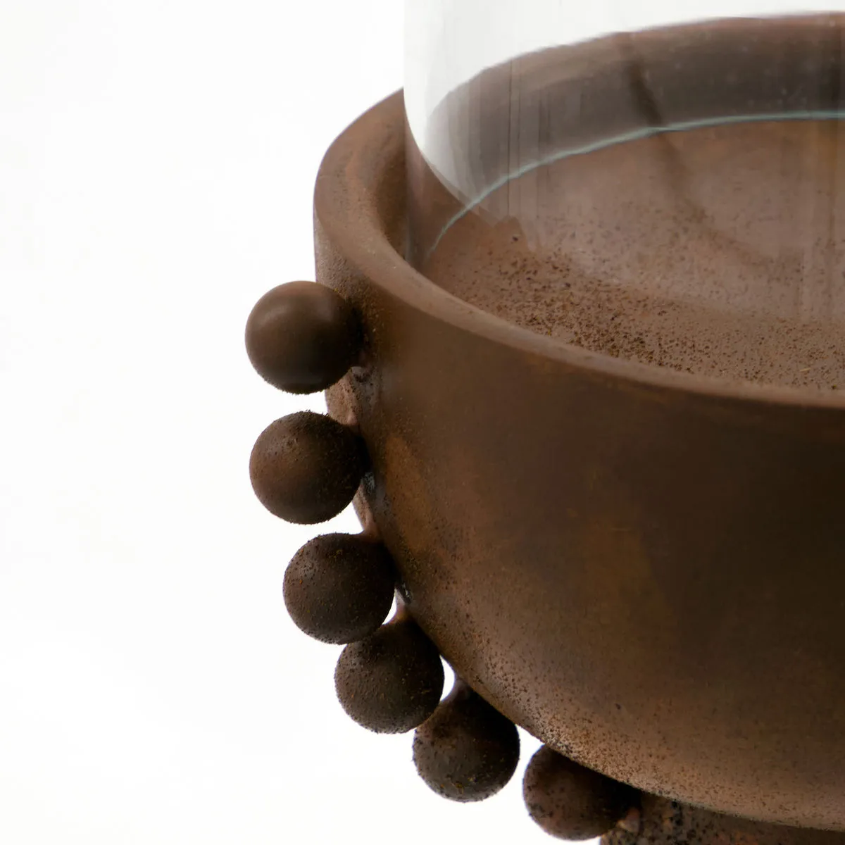 Castiçal Manet 22,5 cm, Vermelho queimado House Doctor