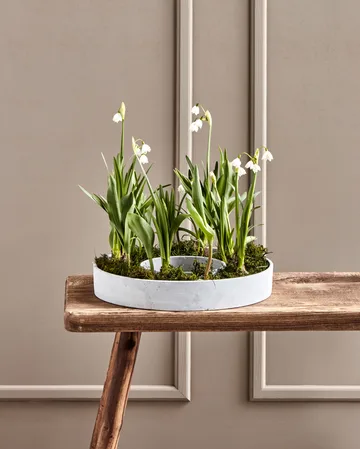 Castiçal Ring para velas de bloco - Concreto - House Doctor