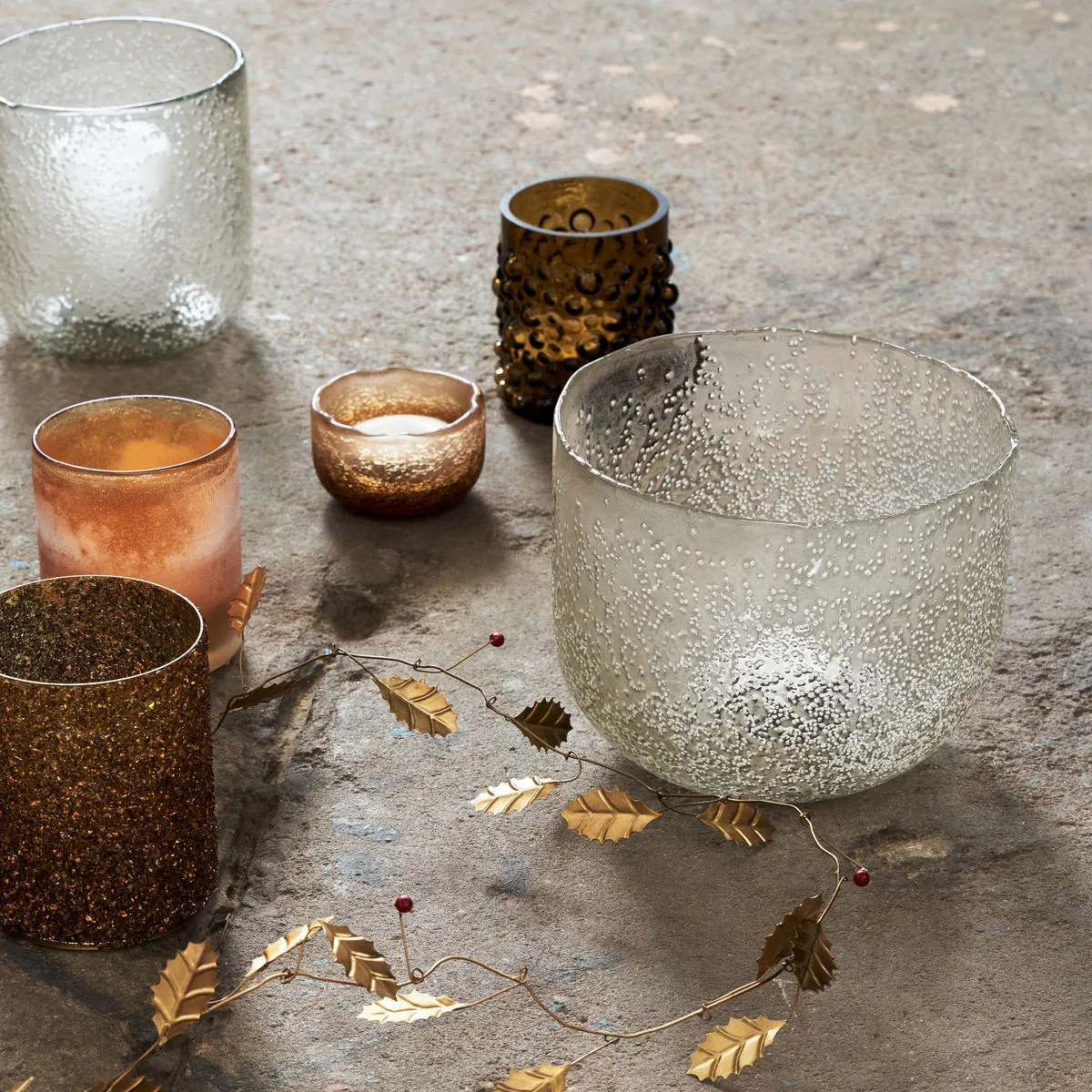 Castiçal Snow 17 cm, Claro House Doctor