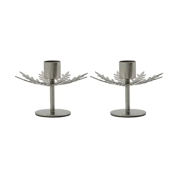 Castical Snowflake 2-pack - Acabamento prateado - House Doctor