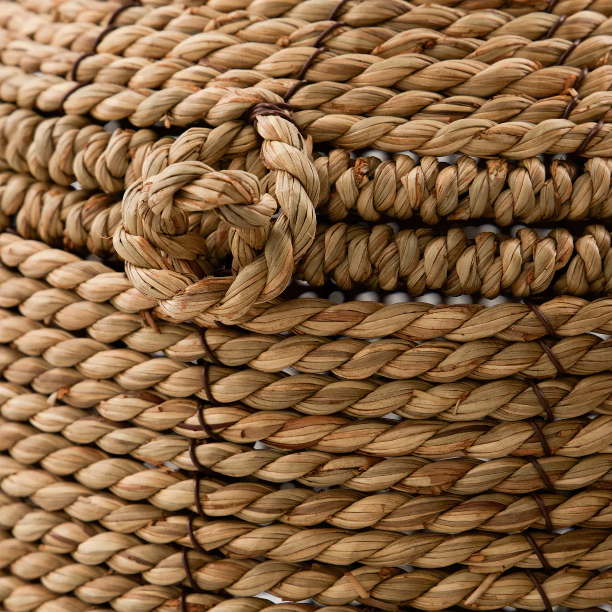 Cesto de armazenamento Rama com tampa 2-unid., Natur House Doctor