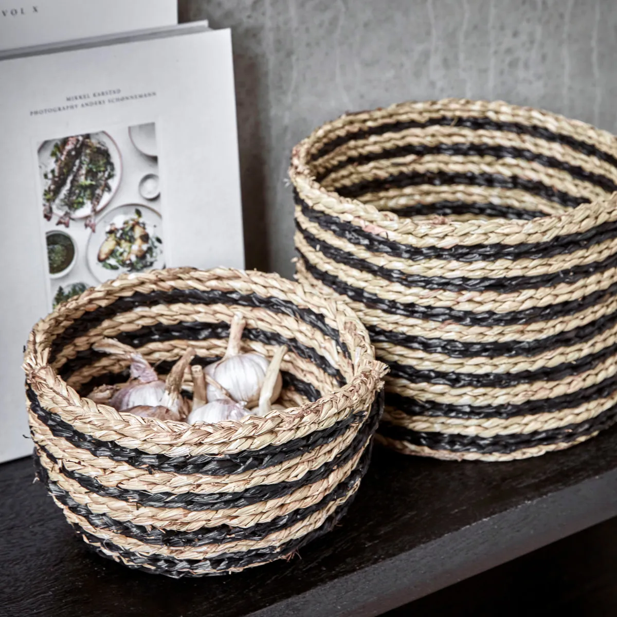 Cesto de armazenamento Zola 2-unid., Natur House Doctor