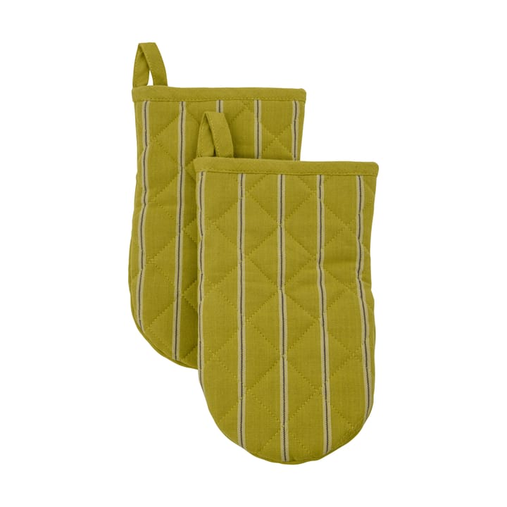 Chef luva de forno 14x24 cm 2 unidades - Amarelo mostarda - House Doctor