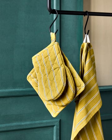 Chef luva de forno 14x24 cm 2 unidades - Amarelo mostarda - House Doctor