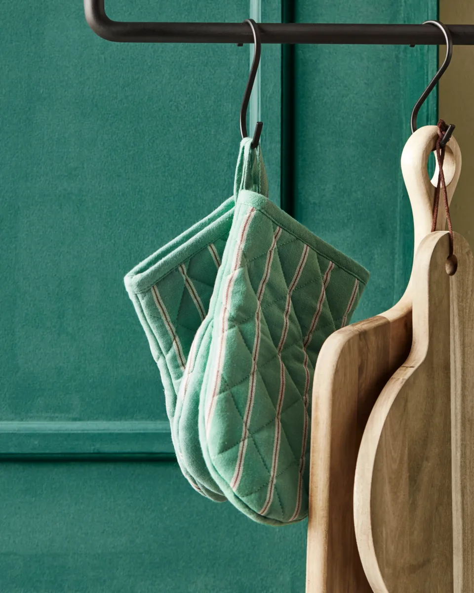 Chef luva de forno 14x24 cm 2 unidades, Verde House Doctor