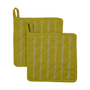 Chef pegador de panela 22x22 cm 2 unidades - Amarelo mostarda - House Doctor