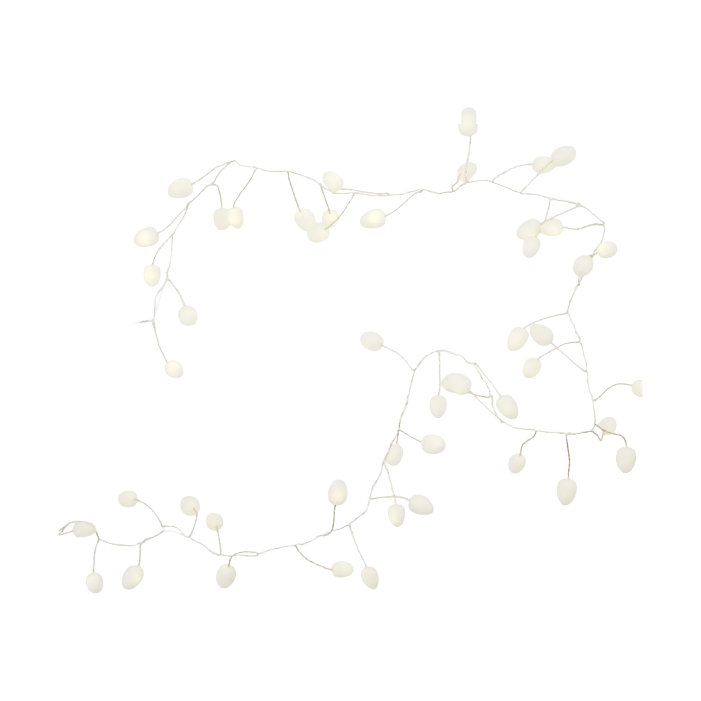 Cher cordão de luz 250 cm, Branco-prateado House Doctor