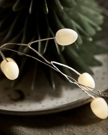 Cher cordão de luz 250 cm - Branco-prateado - House Doctor
