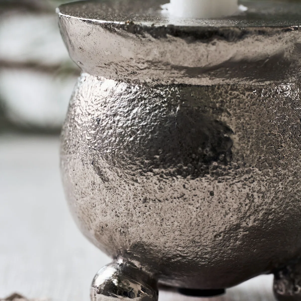 Classic castiçal Ø5 cm, Prateado antigo House Doctor