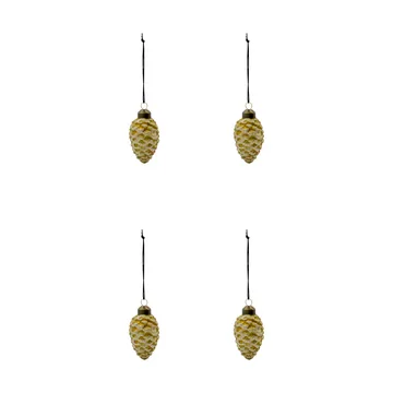Cone enfeite de Natal 4-pack - Verde - House Doctor
