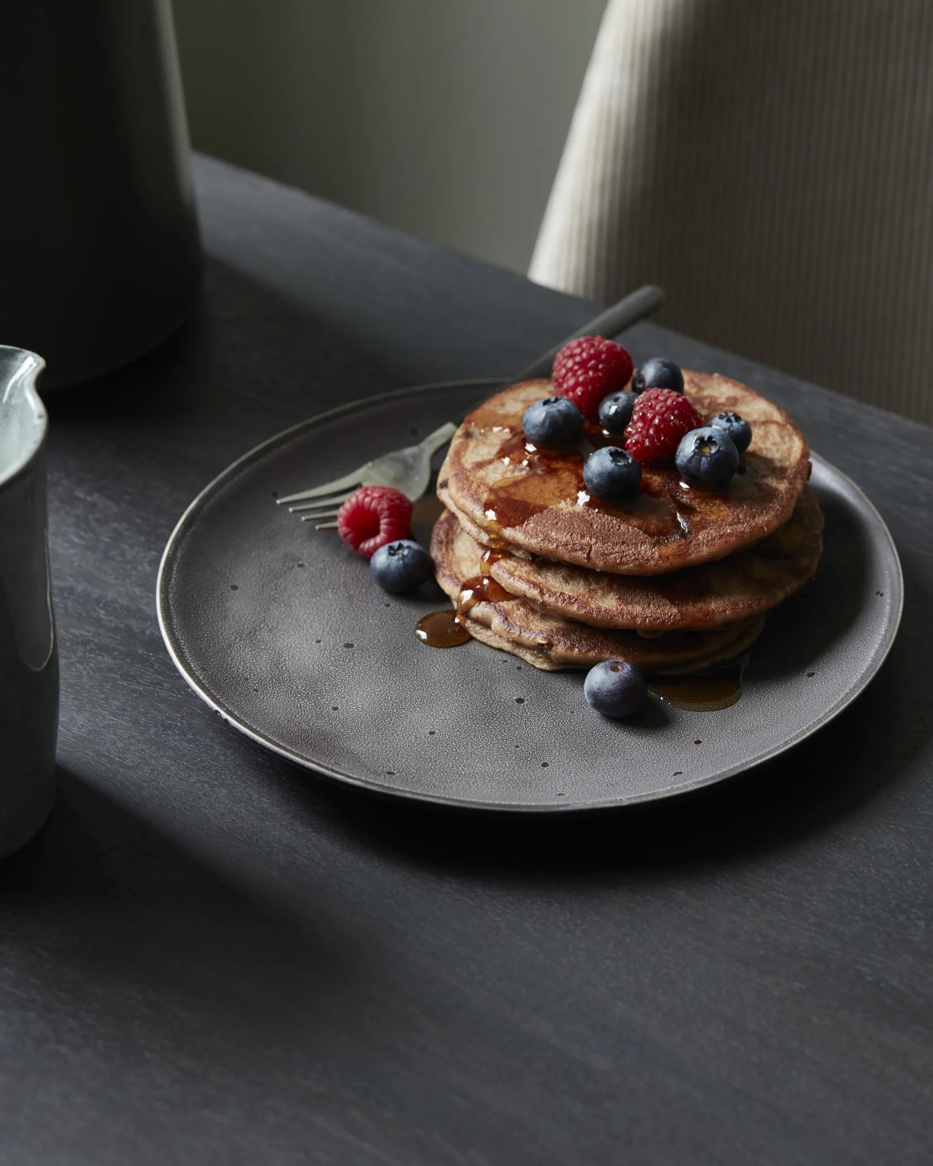 Conjunto para brunch, Rustic 12 peças, Cinza escuro House Doctor