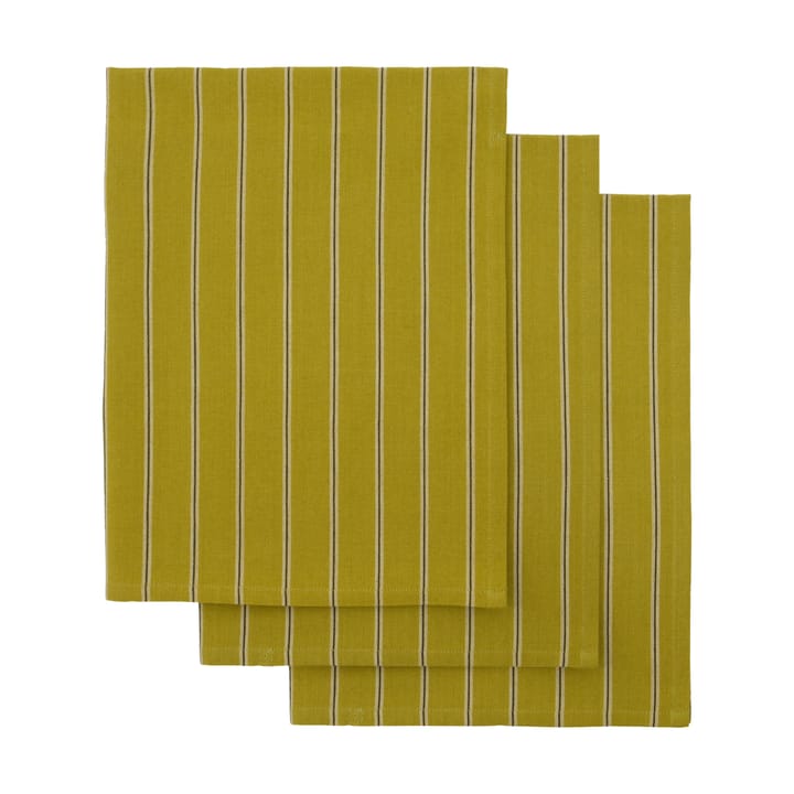 Cook pano de cozinha 55x75 cm 3 unidades - Amarelo mostarda - House Doctor