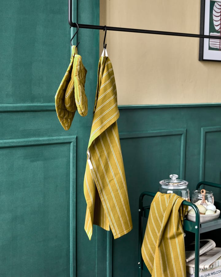 Cook pano de cozinha 55x75 cm 3 unidades, Amarelo mostarda House Doctor