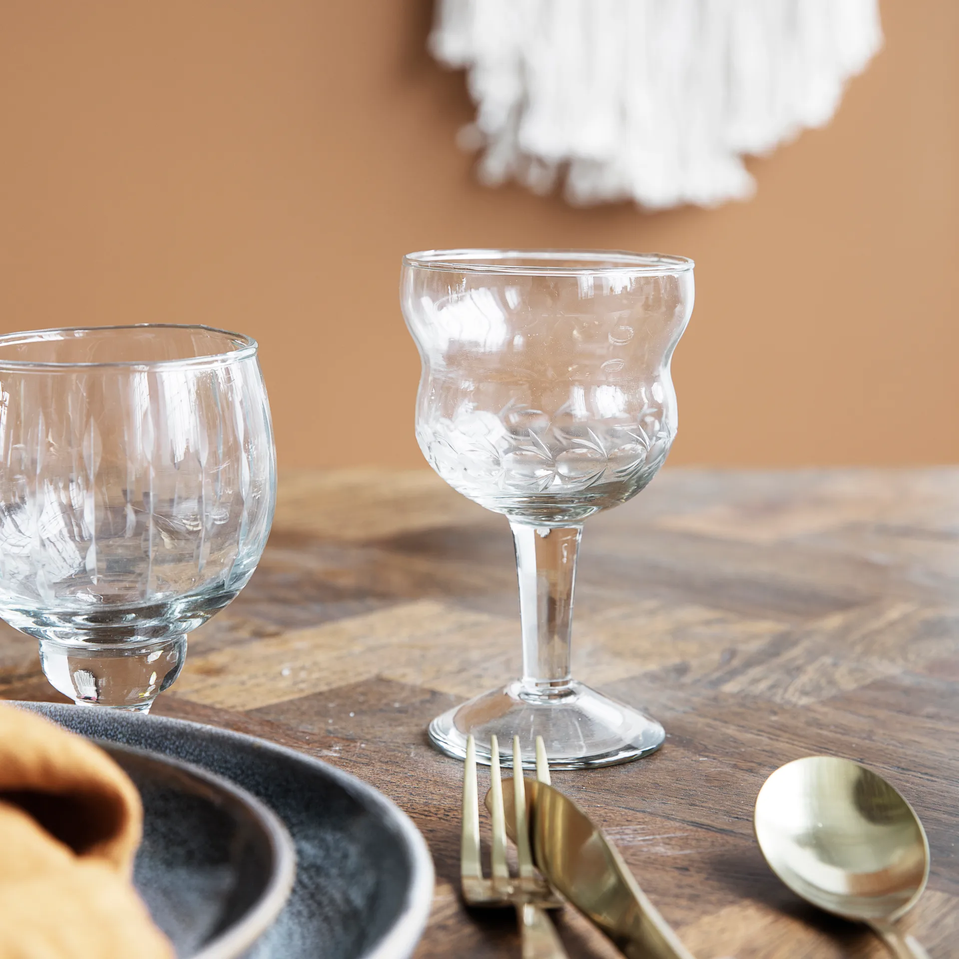 Copo de vinho tinto Vintage, transparente House Doctor