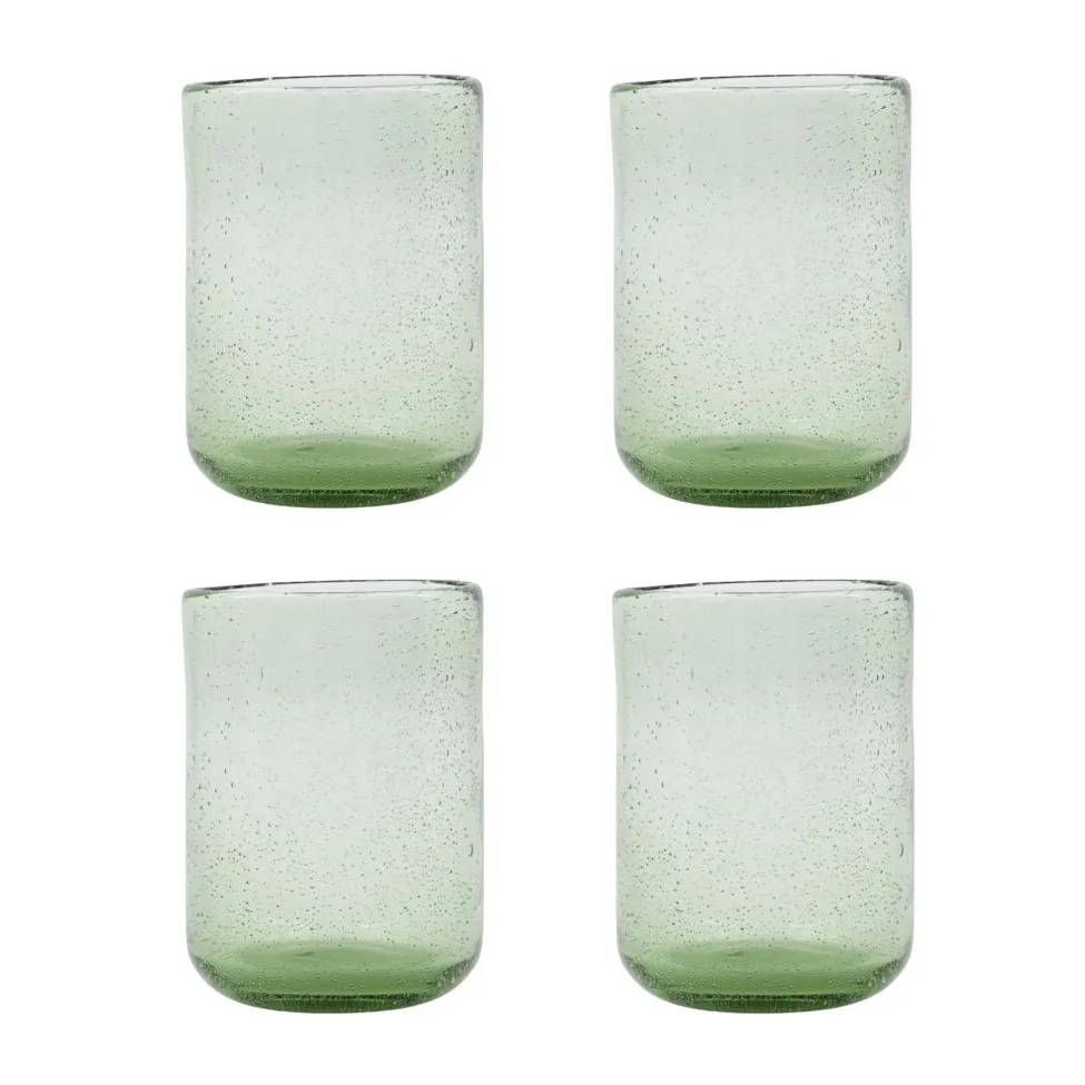 Copo Rich, 4 un., Verde claro House Doctor