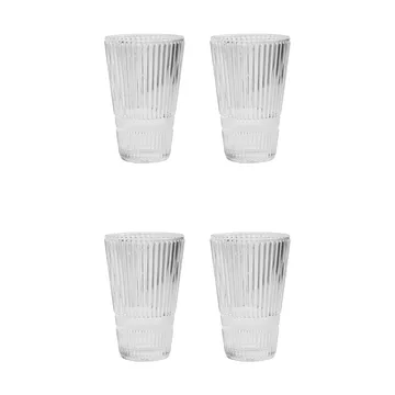 Copos de cerveja Slots, conjunto de 4 peças - Claro - House Doctor