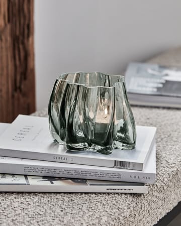 Curva suporte para vela tealight - Cinza fumado - House Doctor