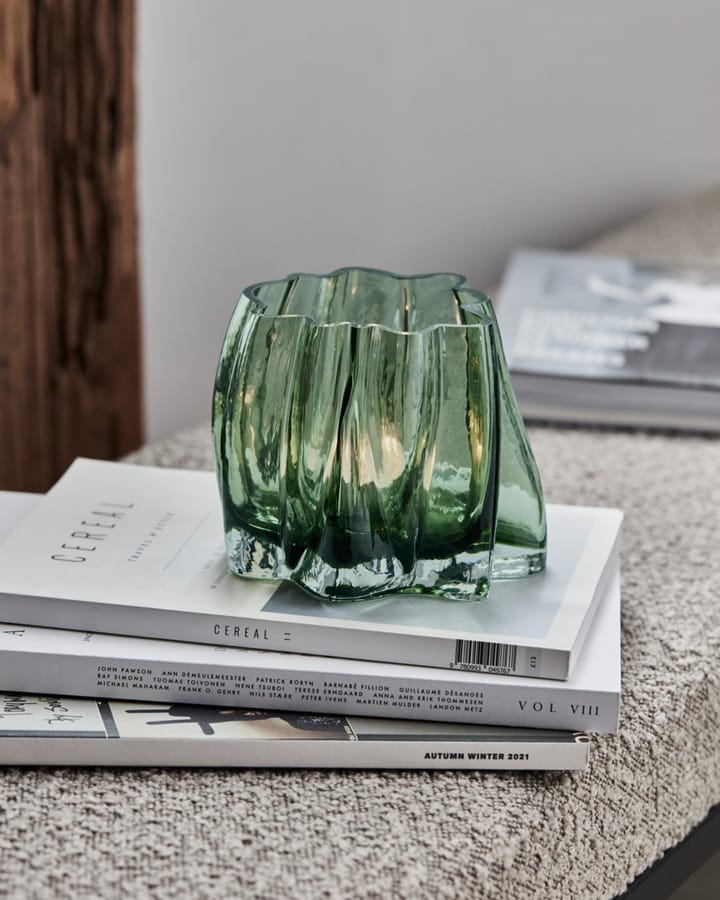 Curva suporte para vela tealight, Verde House Doctor
