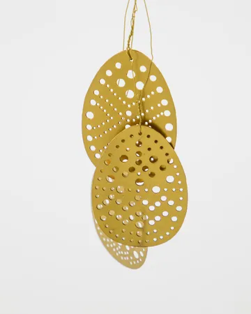 Cut pendente de Páscoa 3 peças - Latão antigo - House Doctor