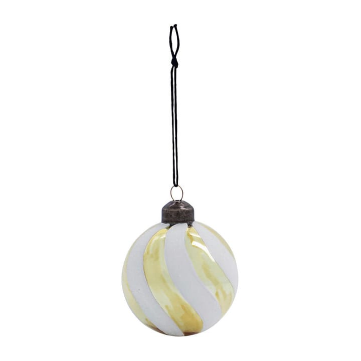 Decoração de árvore de Natal Glowi Ø6 cm 6 un., Dourado House Doctor