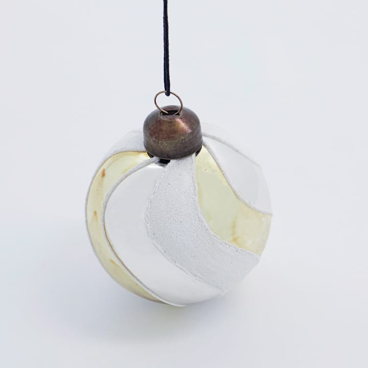Decoração de árvore de Natal Glowi Ø6 cm 6 un., Dourado House Doctor