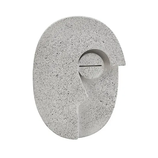 Decoração de parede Face 14 cm, Cinza House Doctor