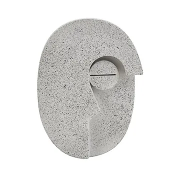 Decoração de parede Face 14 cm - Cinza - House Doctor
