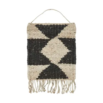 Decoração de parede Murro 35x50 cm - Preto-natural - House Doctor